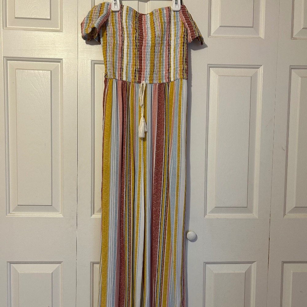 Striped Jumpsuit